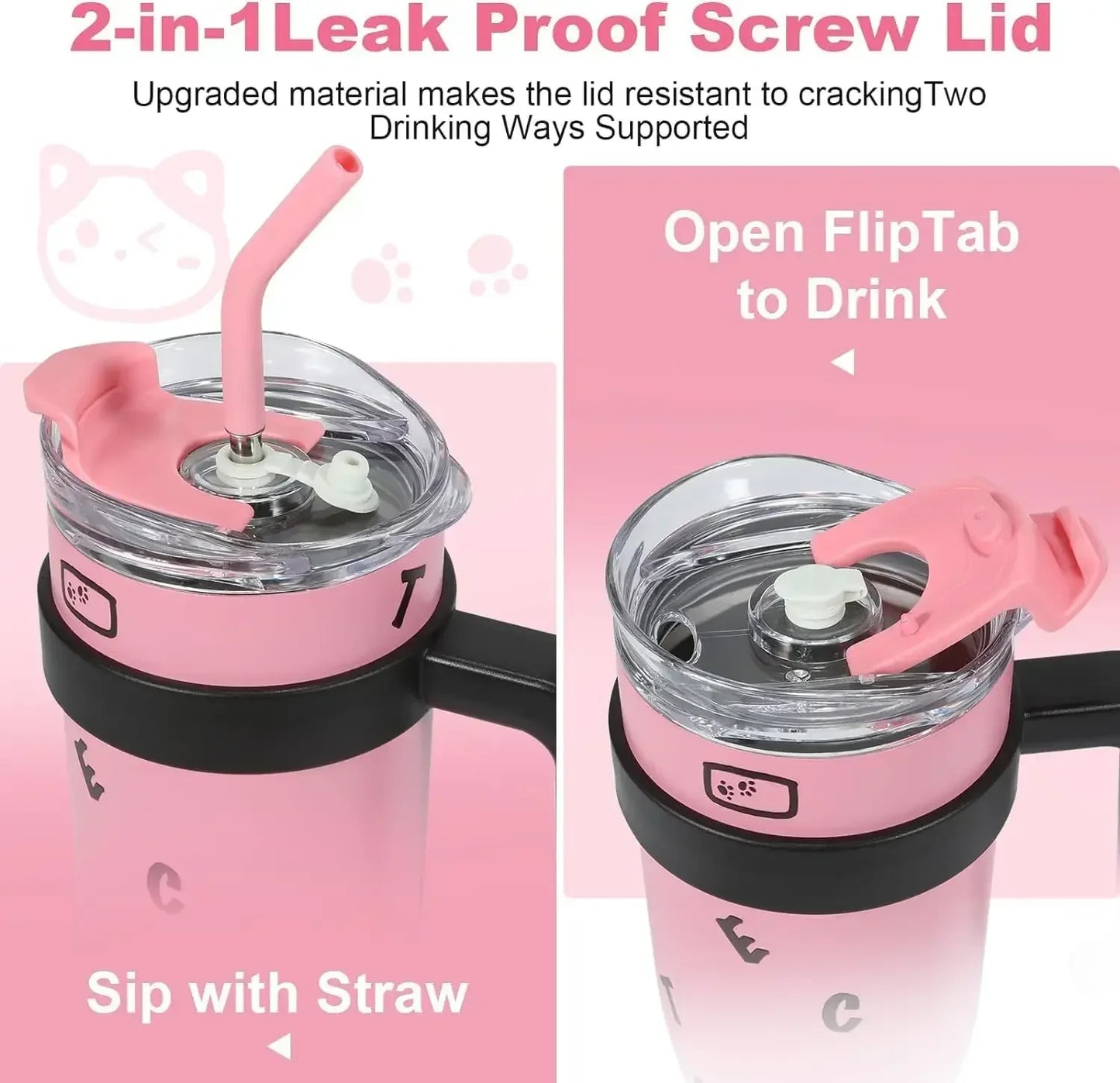 Embossed Flower 40OZ